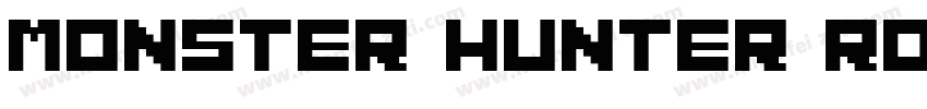 Monster Hunter Rota字体转换